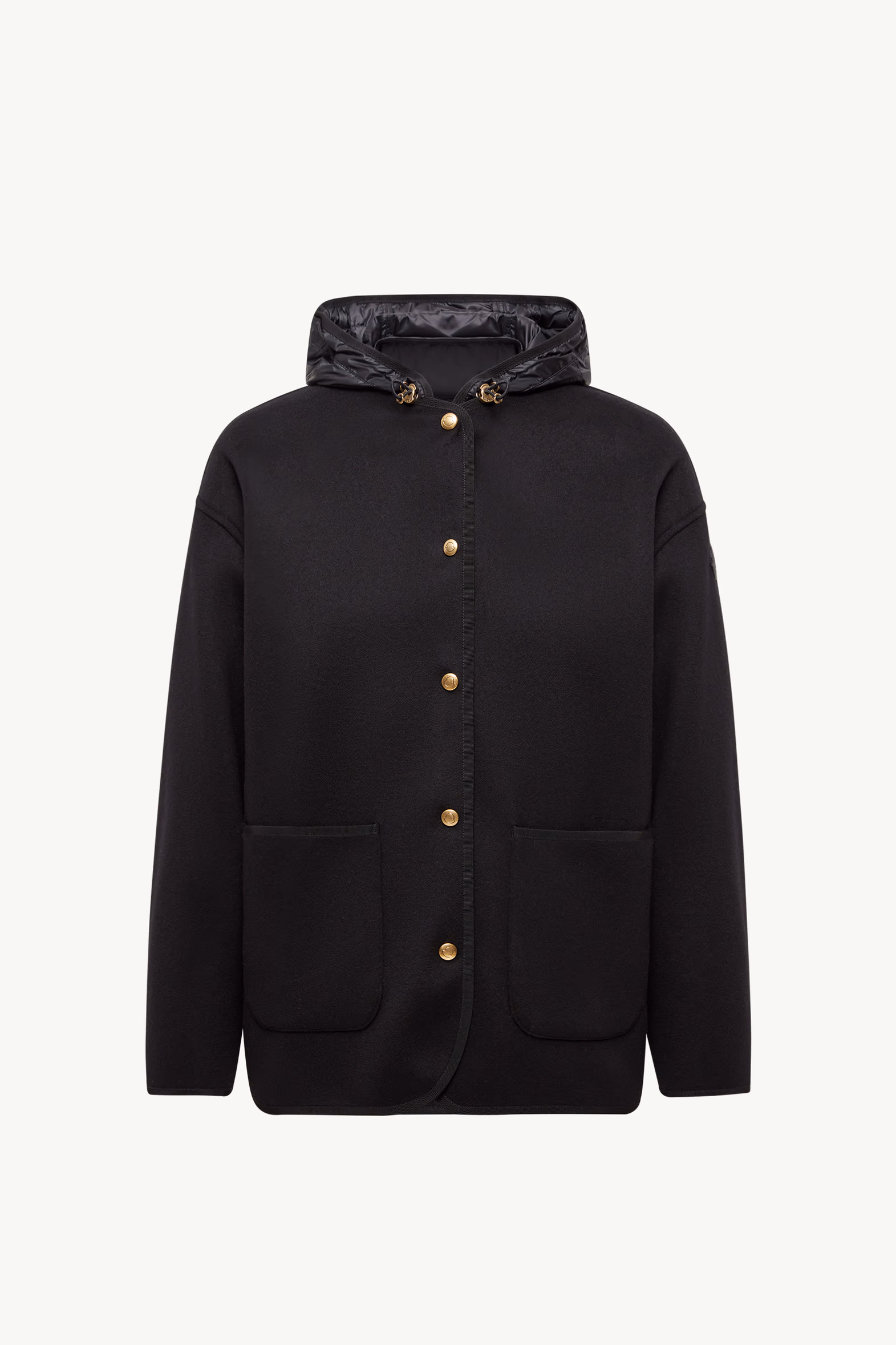 Doudoune courte 3-en-1 en laine et cachemire Reposse Femmes Noir Moncler 2